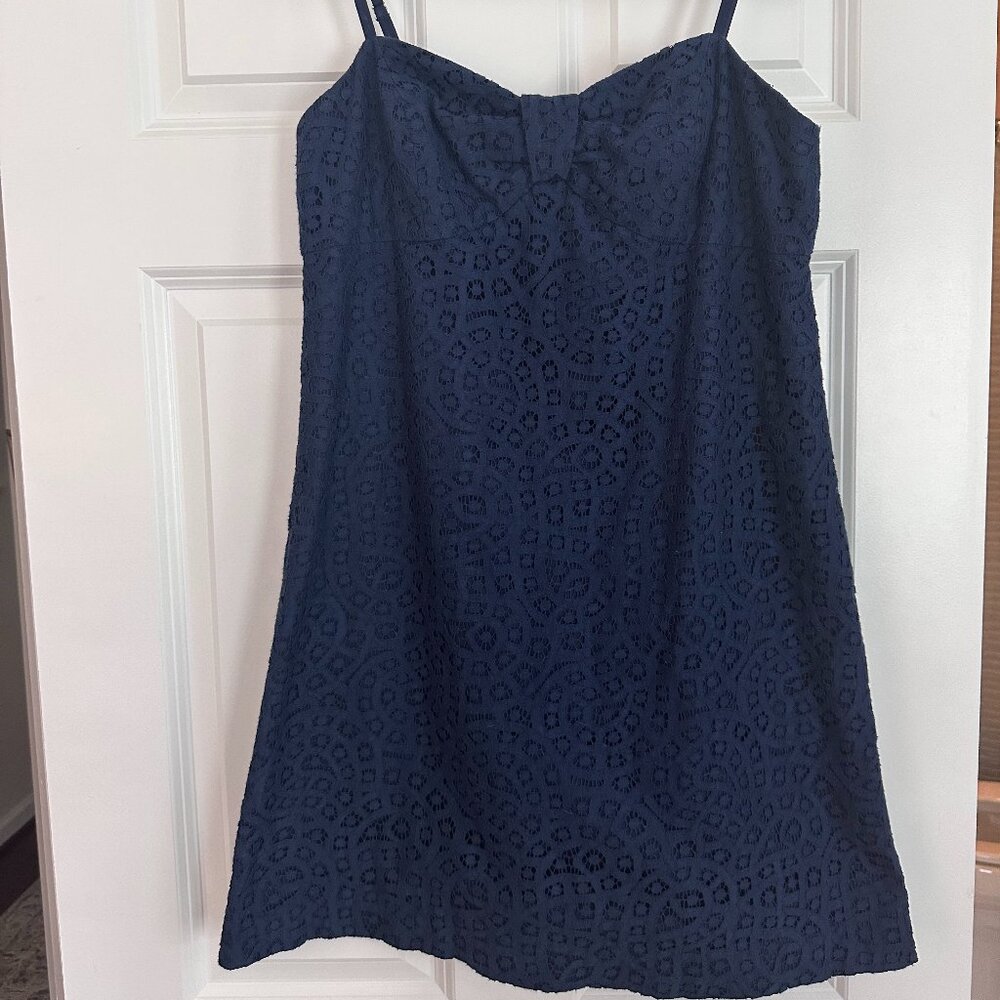 Lily Pulitzer Navy Mini Dress Size 8